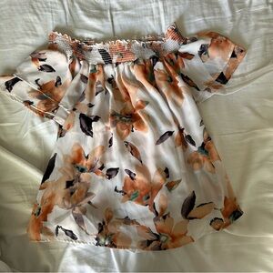 3 for 15 🌸 Altar’d State Floral Off the Shoulder Top sz S
